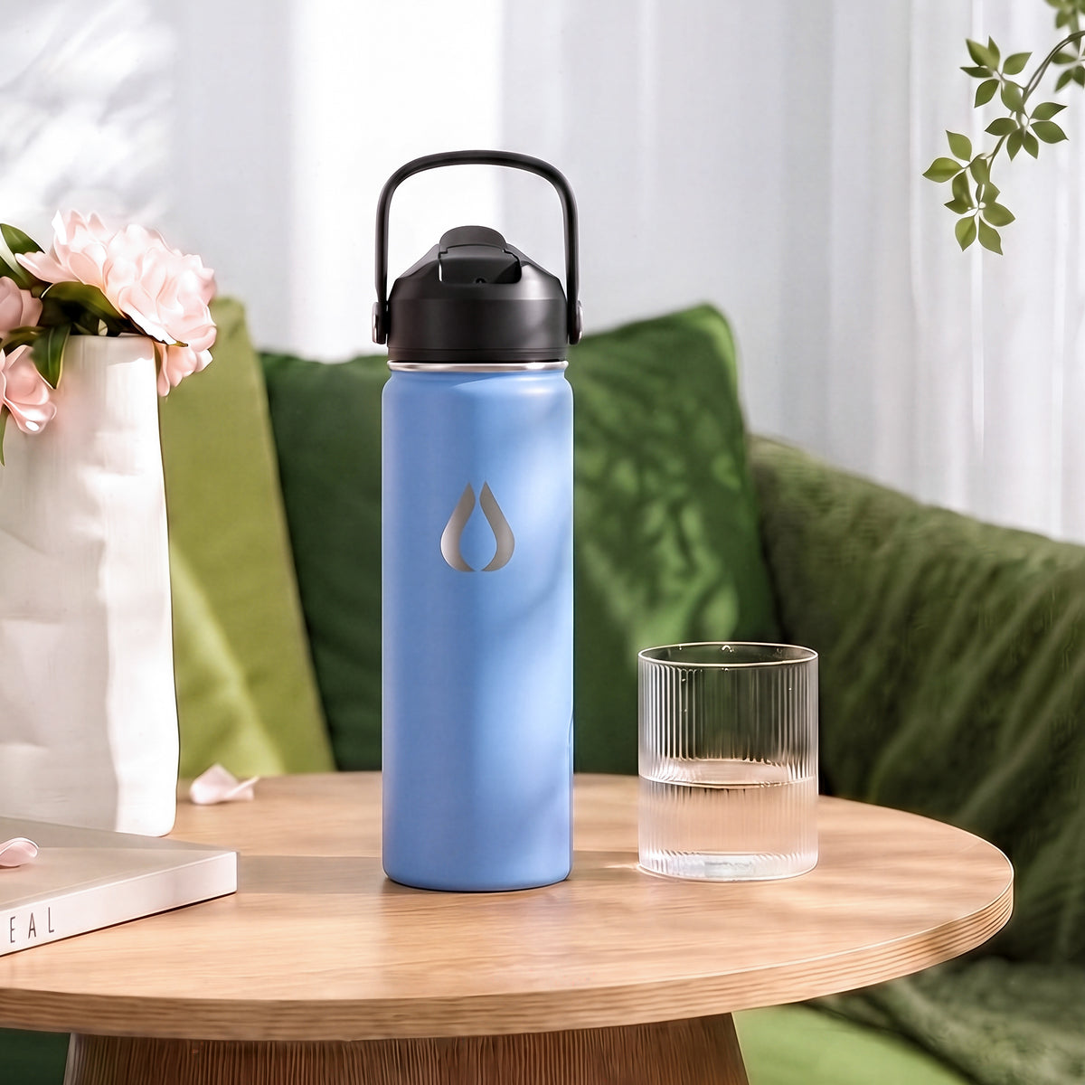 Vandflaske - 650ML - Blå