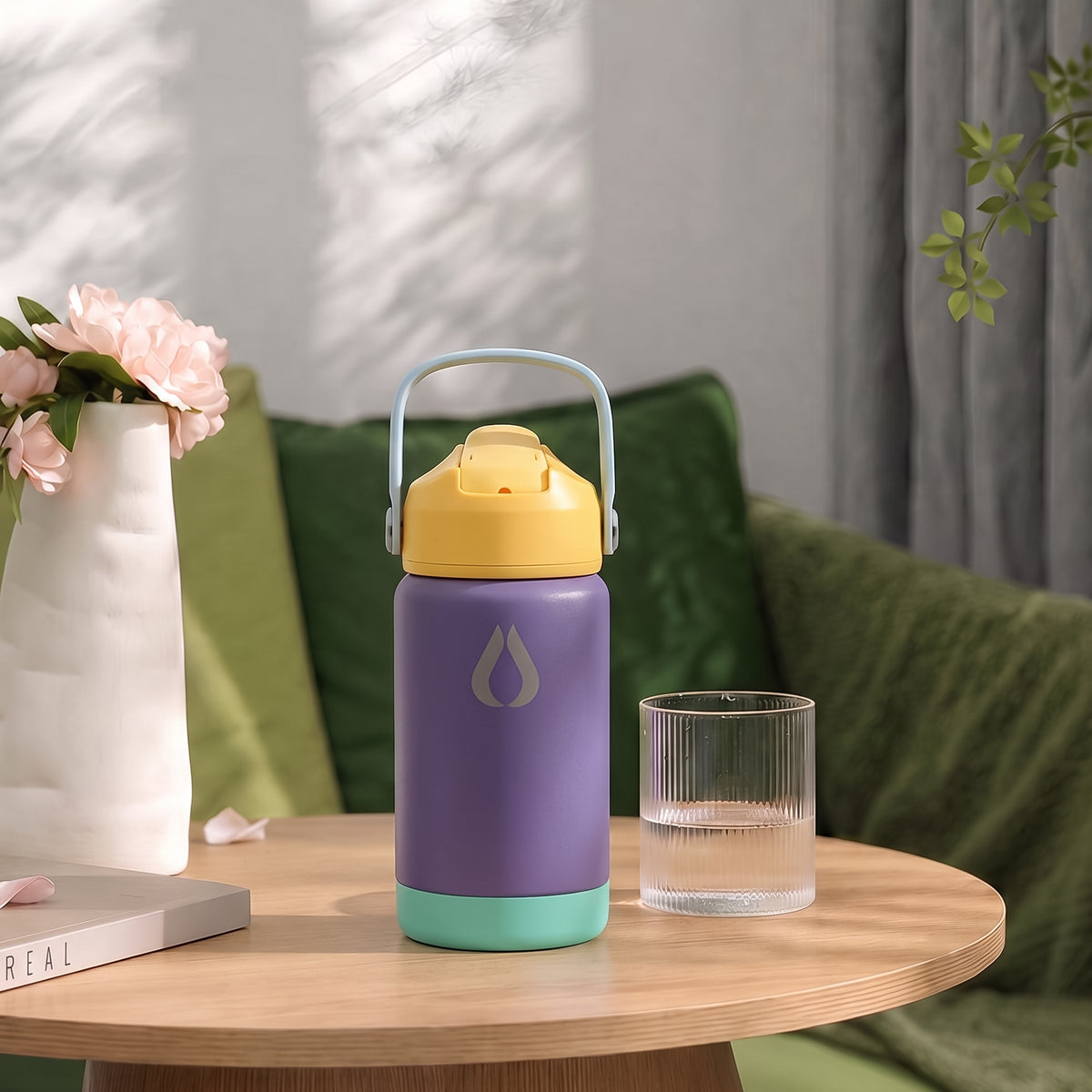 Børneflaske - 350ML - Eggplant