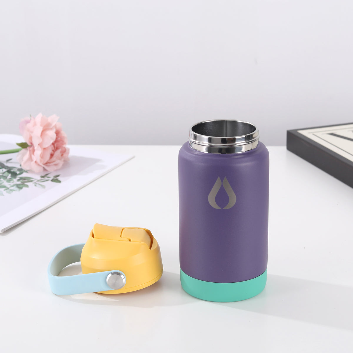 Børneflaske - 350ML - Eggplant