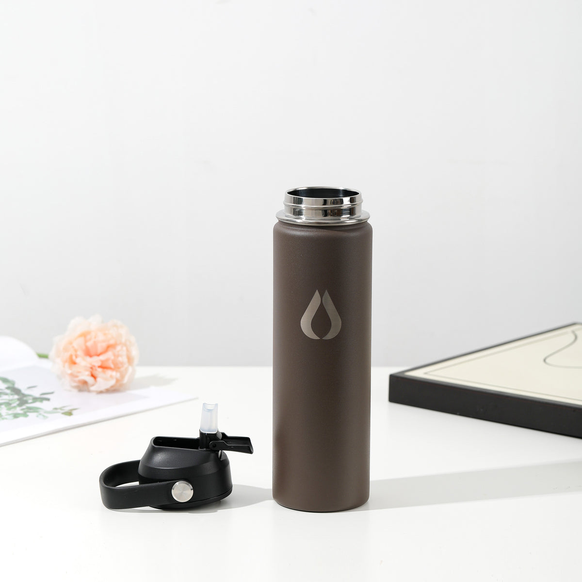 Vandflaske - 650ML - Cocoa