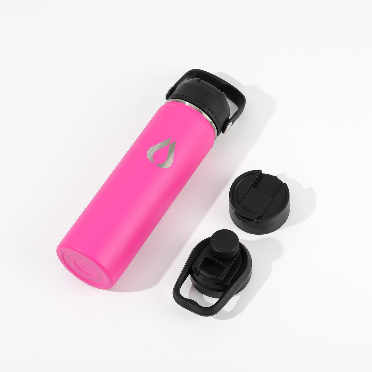 Vandflaske - 650ML - Hot Pink