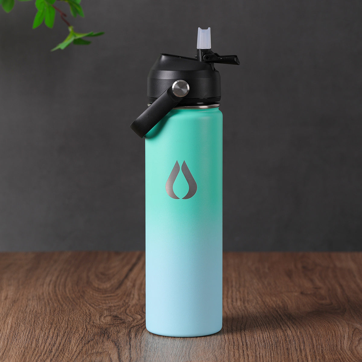 Vandflaske - 650ML - Green Sky