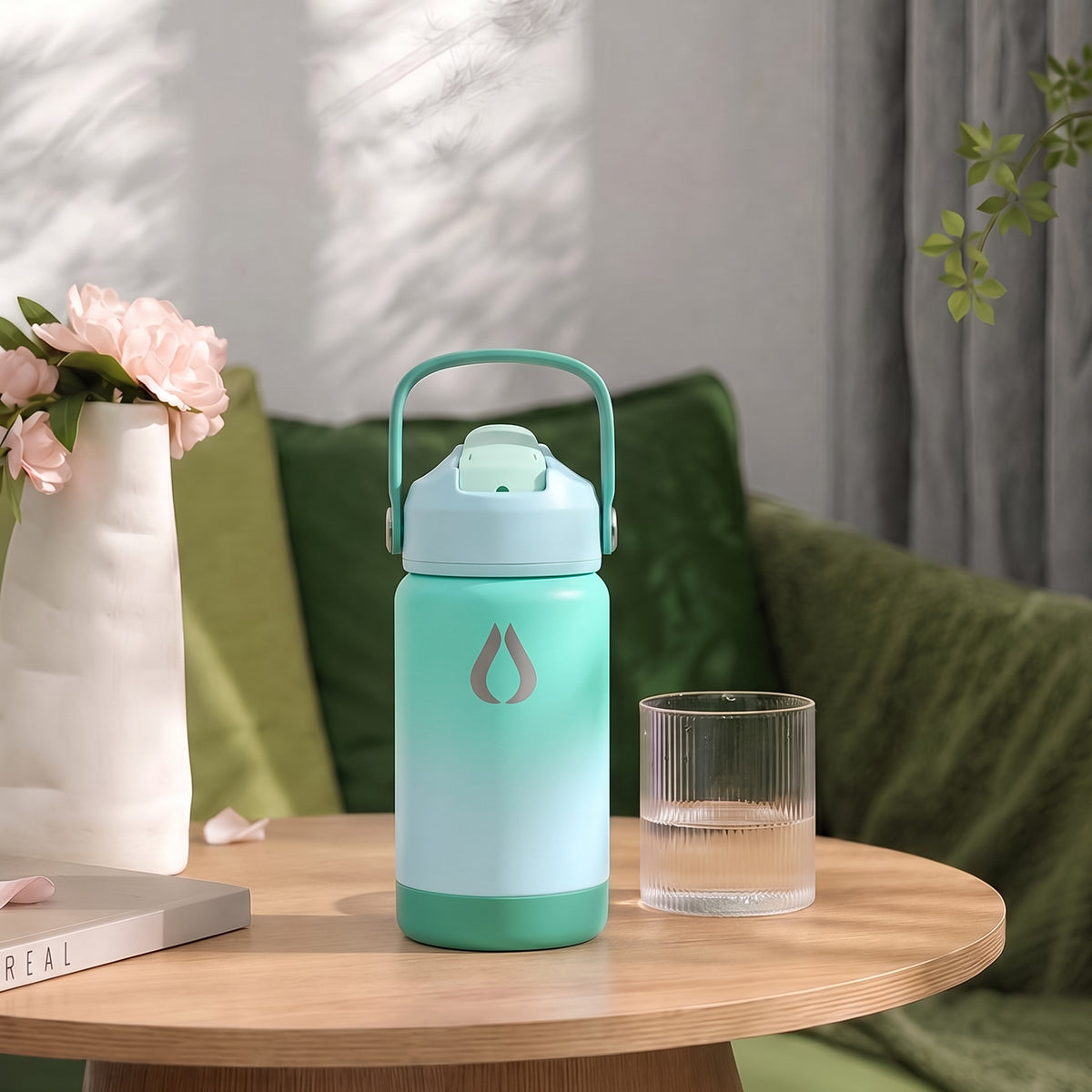 Børneflaske - 350ML - Green Sky