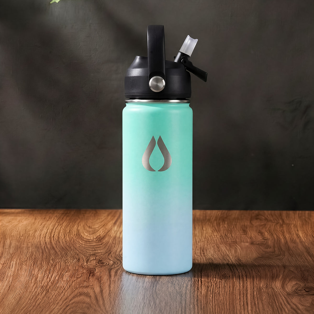 Vandflaske - 500ML - Green Sky