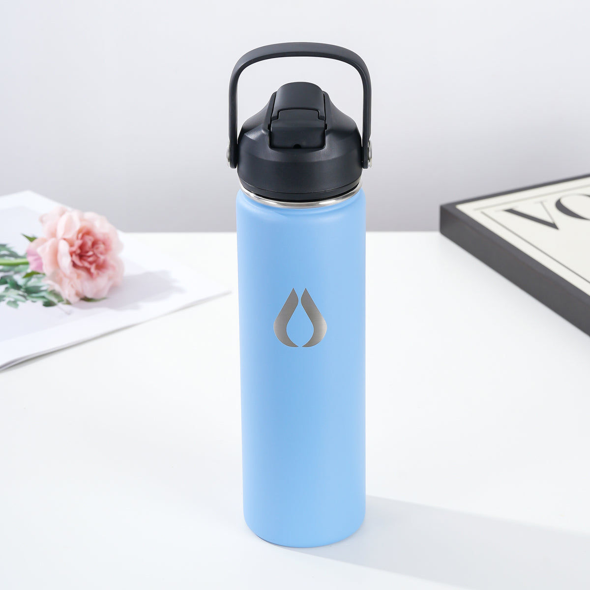 Vandflaske - 650ML - Blå